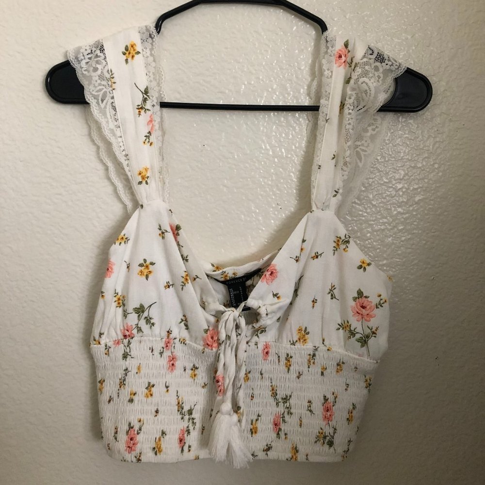 Forever 21 Floral Crop Top (Summer Collection)